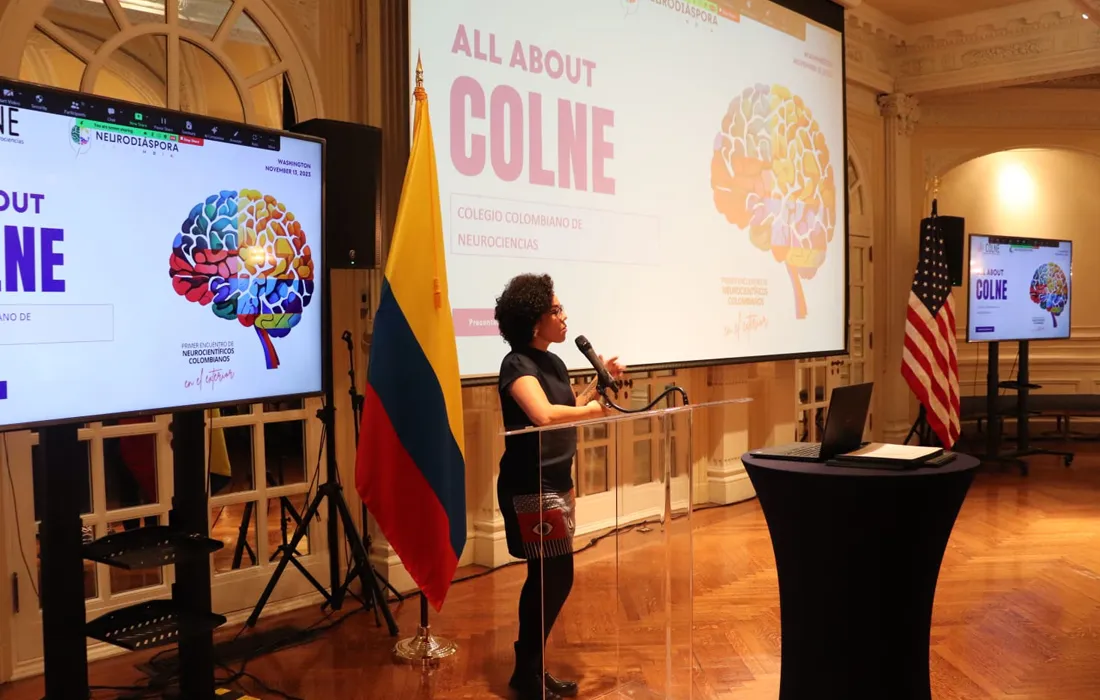 Profesora Lina Becerra participó en el Primer Encuentro de Neurocientíficos Colombianos en el exterior