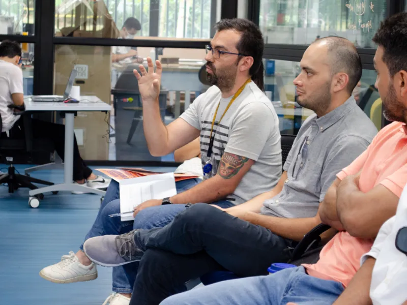 Estudiante de Ingeniería Mecánica diseñaron juegos interactivos para explicar un principio físico a menores de edad Estudiante de Ingeniería Mecánica diseñaron juegos interactivos para explicar un principio físico a menores de edad